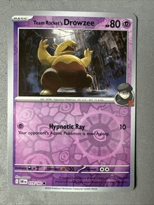 Team Rocket's Drowzee 079/182 Destined Rivals Reverse Holo