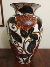  Vaso In Ceramica Aquila Pisa  ? H 46 Art Decò 