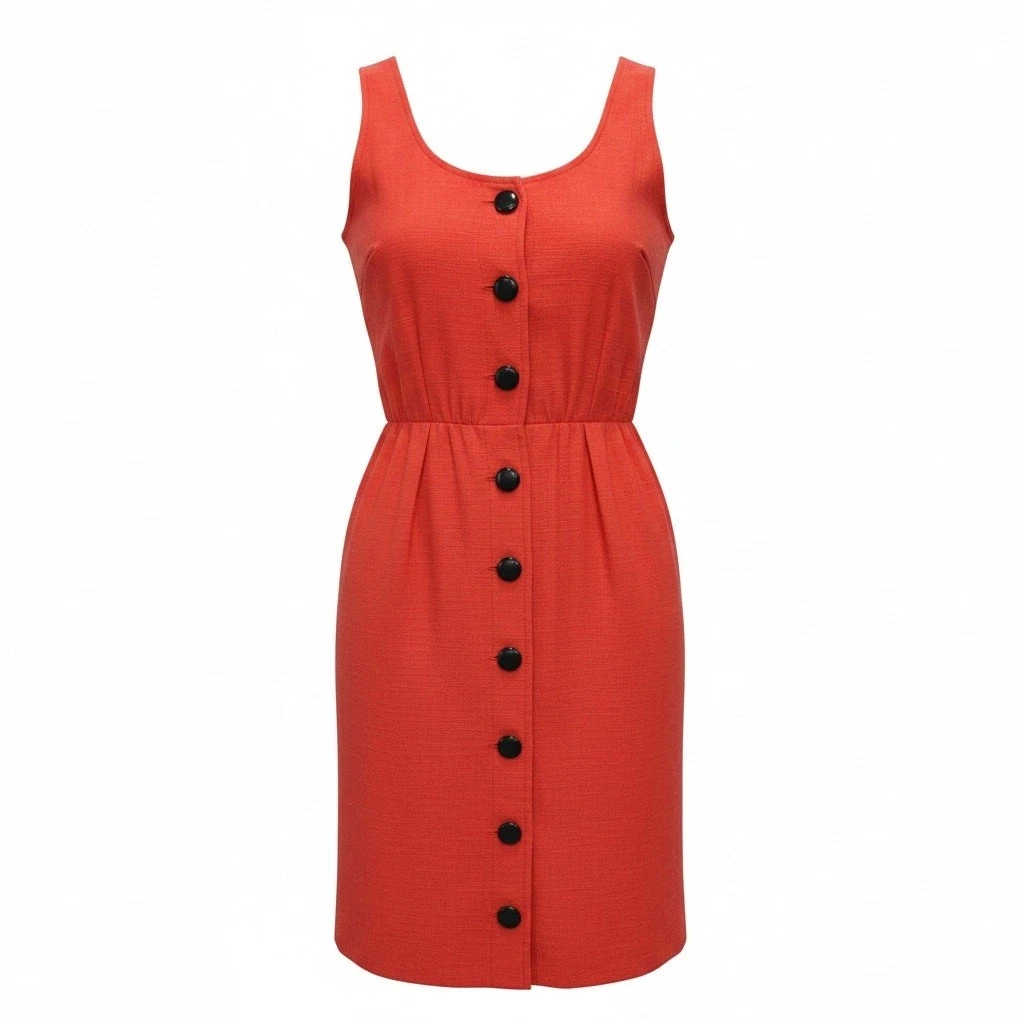 linen toucan tree midi dress Cotton Button-Down Cami Dress in Toucan Treetop | Women's S main image 0
