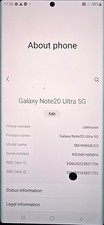 Samsung Note 20 Ultra 256GB