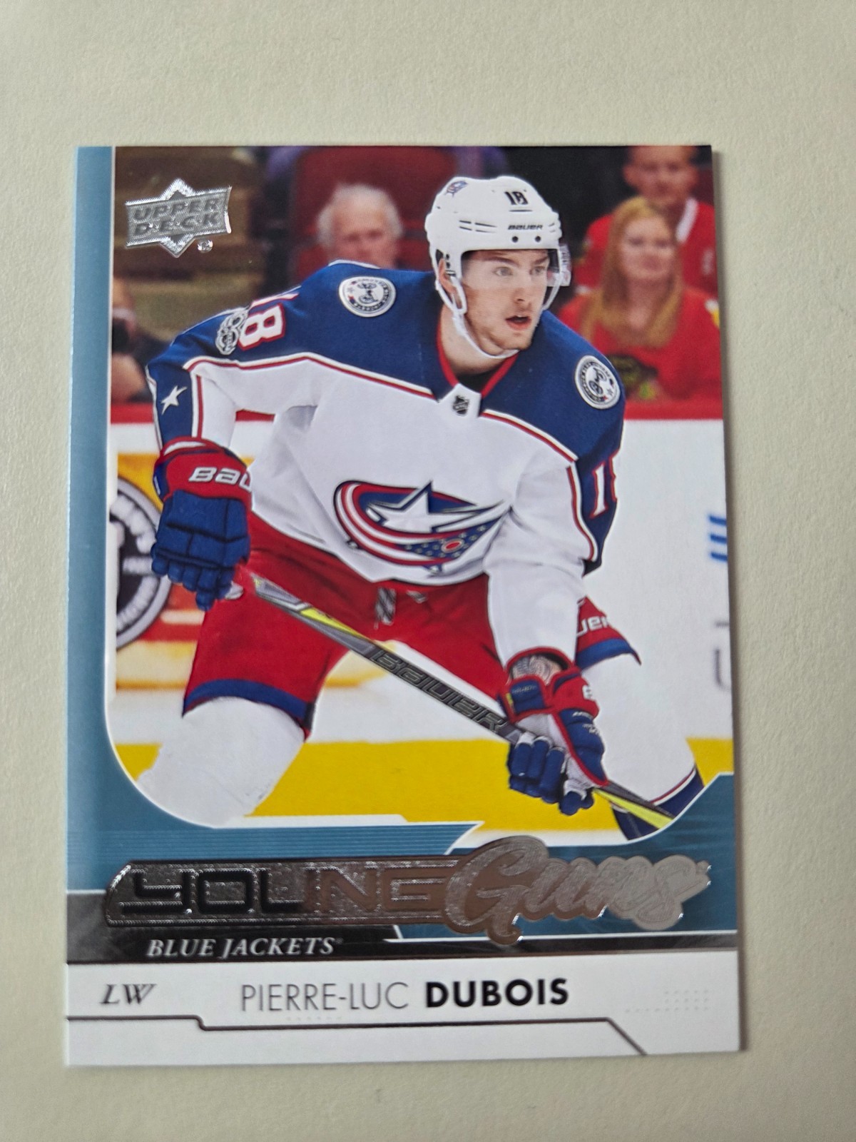 2017-18 17-18 Upper Deck Series 1 Young Guns #204 Pierre-Luc Dubois BLUE JACKETS