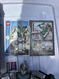 RARE RETIRED LEGO 8703 Knights Kingdom Sir Kentis 