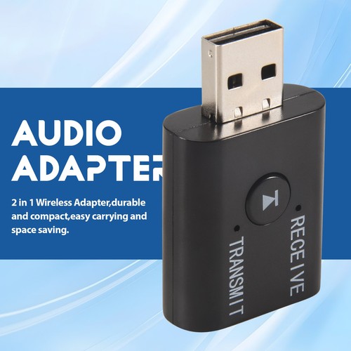 2-In-1 USB Bluetooth Audio Sender Sender Adapter HiFi Drahtlos Audio Adapte7698 - Bild 5 von 7