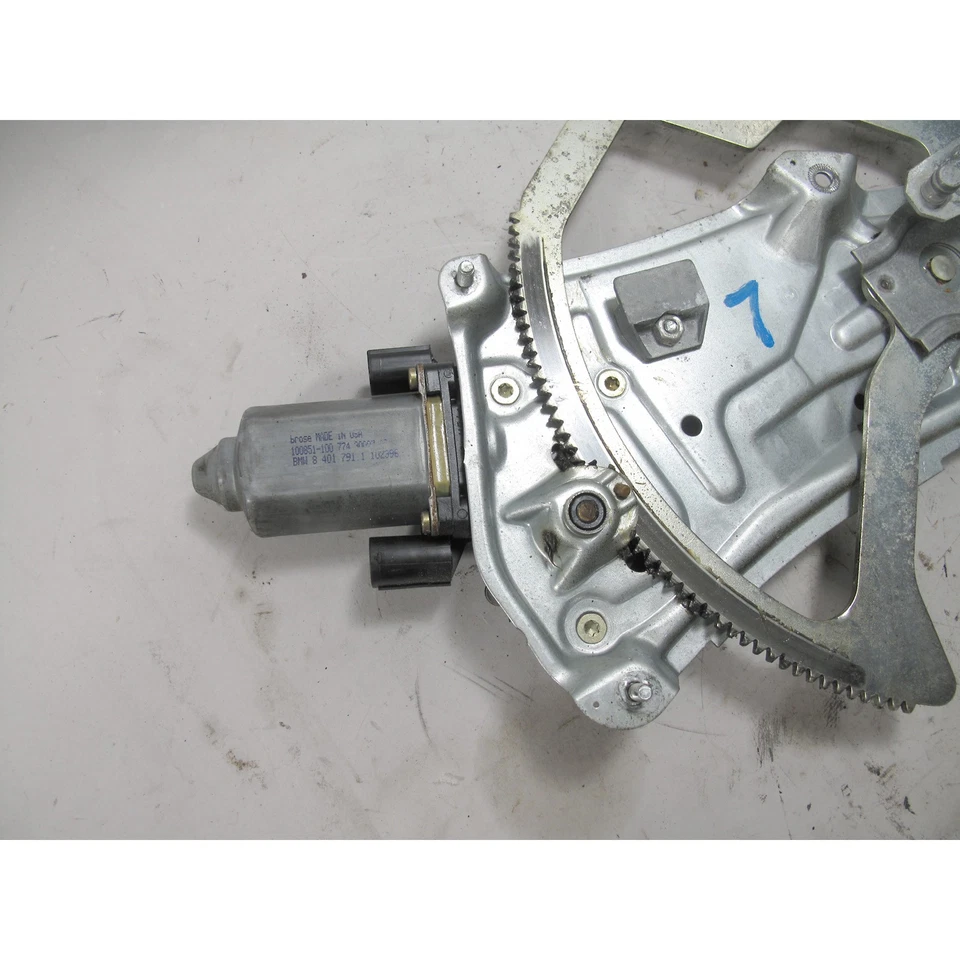 1997-2002 BMW Z3 Roadster Left Drivers elevador regulador de janela com motor OEM USADO - Imagem 3 de 4