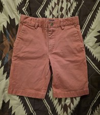 Polo Ralph Lauren Chino Shorts Canvas Salmon Pink Toddler Kids Size 6 EUC Preppy