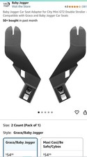 Graco Car Seat Adapter for Baby Jogger City Mini GT2 Double Stroller