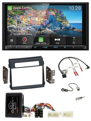 Kenwood Bluetooth Lenkrad 2DIN USB TMC DAB Navigation für Kia Soul 11/2011-03/20