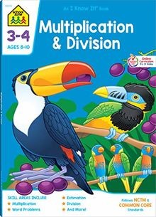 Multiplication  Division Grades 3-4 von school-zone... | Buch | Zustand wie neu