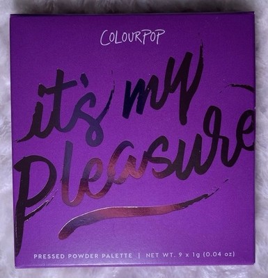 ColourPop It's My Pleasure Pressed Powder Palette Matte/Shimmer 0.04 oz
