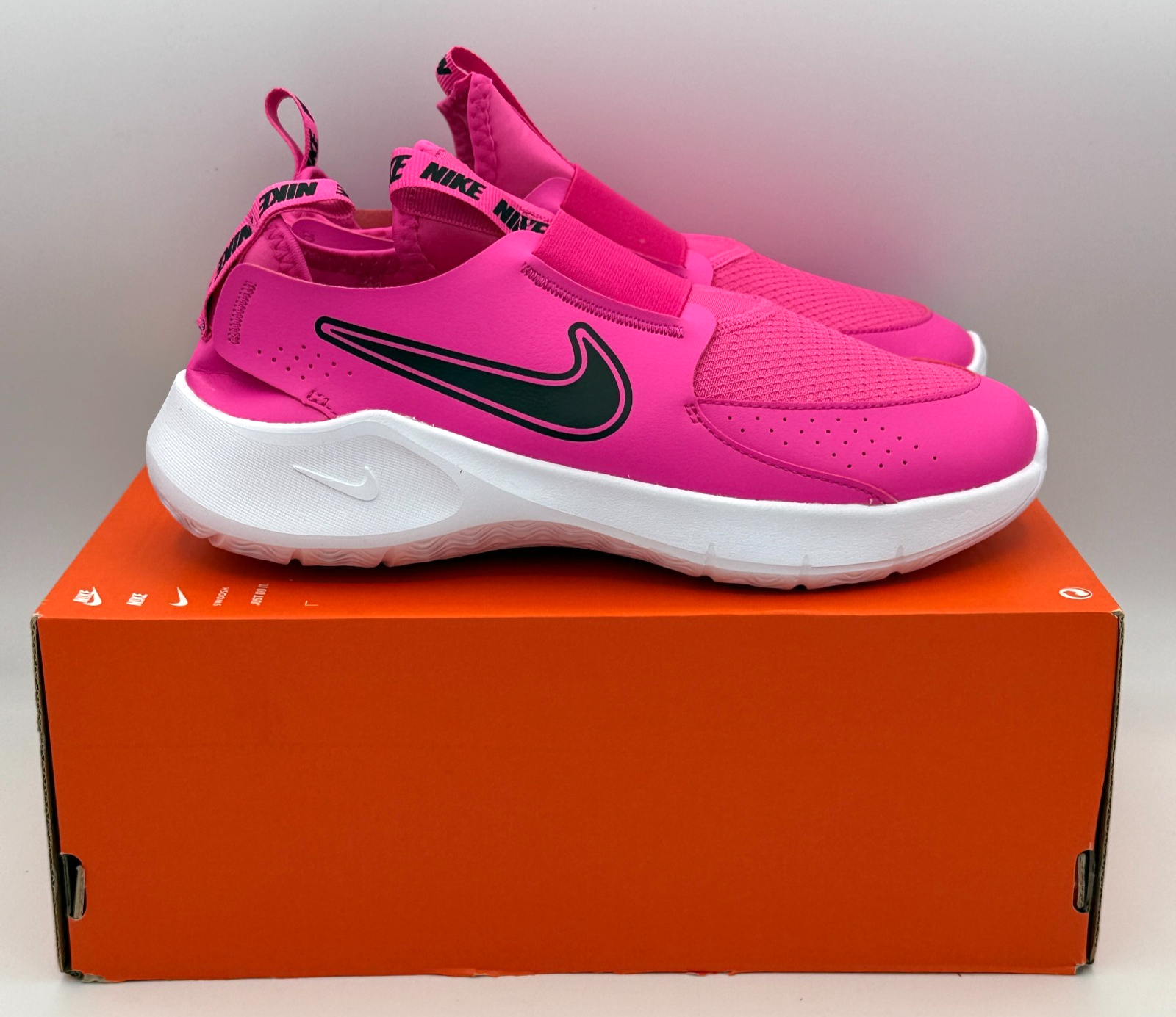 Nike Fex Runner 3 (GS) Shoes Girl 6Y Laser Fuchsia Black Running FN1294 602