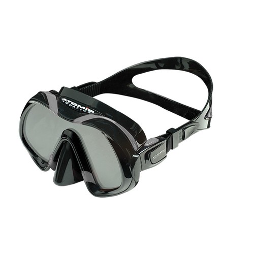 Atomic Aquatics Venom Frameless Dive Mask Gray And Black (AB) - Picture 15 of 15