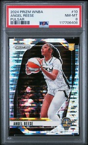 2024 PANINI PRIZM WNBA PULSAR #10 ANGEL REESE 394/499 PSA 8
