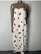 Khaite Womens Slip Dress White/Multi Size 2 R...
