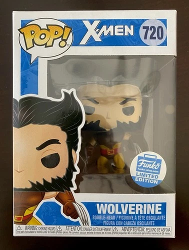 Funko POP! Wolverine 720 X-Men Funko Shop Exclusive Limited Edition w/Protector