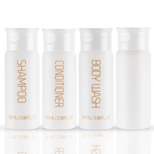 Travel Bottles for Toiletries 4 PCS 3.38 oz Shampoo Bottles
