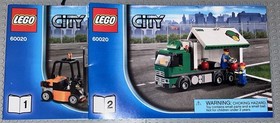 Lego 60020 City Cargo Truck Set With Minifigures Manuals