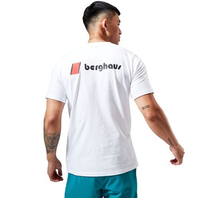 Berghaus Unisex Heritage Front & Back Crew Neck T-Shirt - Weiß - XL