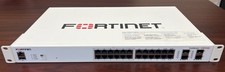 Fortinet FortiSwitch FS124FPOE 24 Port Rack Mountable Ethernet Switch USED