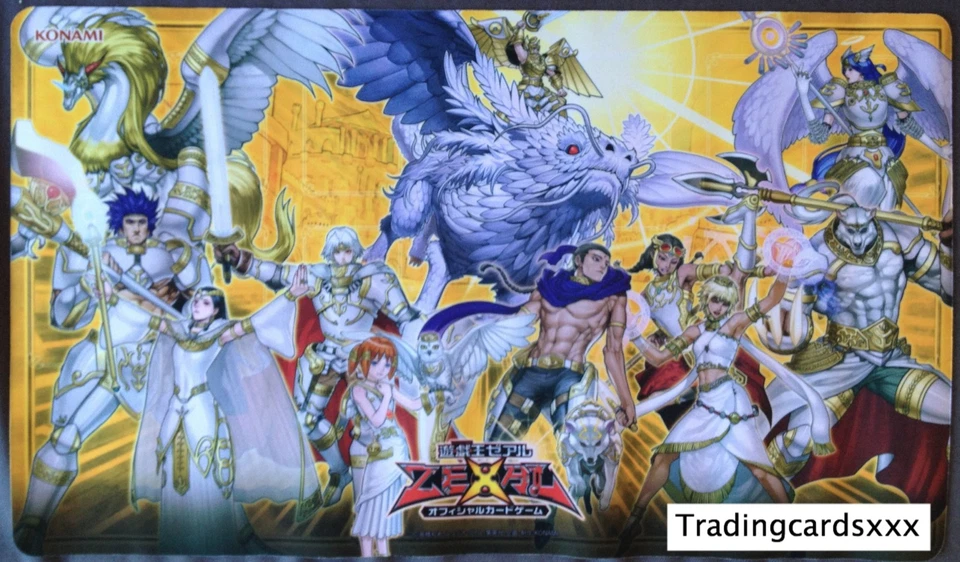 KONAMI ♦Yu-Gi-Oh!♦ Playmat Zexal : Seigneur Lumière/Lightsworn ; Dragon du Jugement