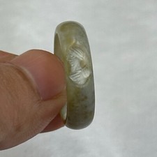 Very Rare Ancient Roman Greek Beautiful Patina Ring With King Intaglio