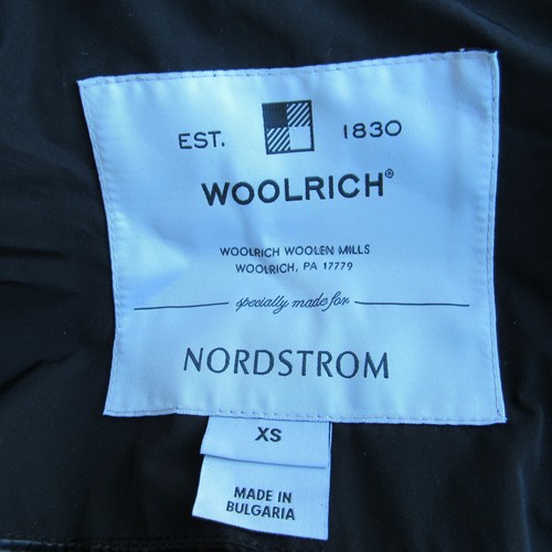 Woolrich John Rich & Bros Büffelkaro wasserabweisend geschwollener Mantel Jacke - Bild 11 von 12