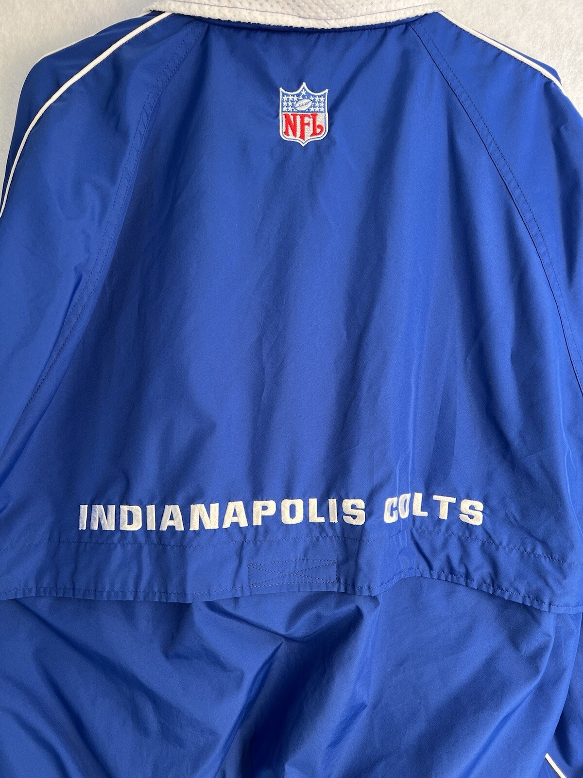 Vintage Indianapolis Colts NFL Football Puma Windbreaker Jacket size Large thumbnail 11