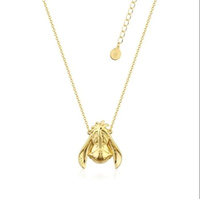 Disney Couture Kingdom Winnie the Pooh Eeyore Necklace Yellow