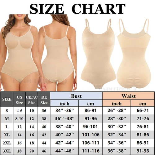 Bauchkontrolle Bodysuit Slip Sculpting Shaper Tank Top Bodys Snatched Waist - Bild 20 von 66