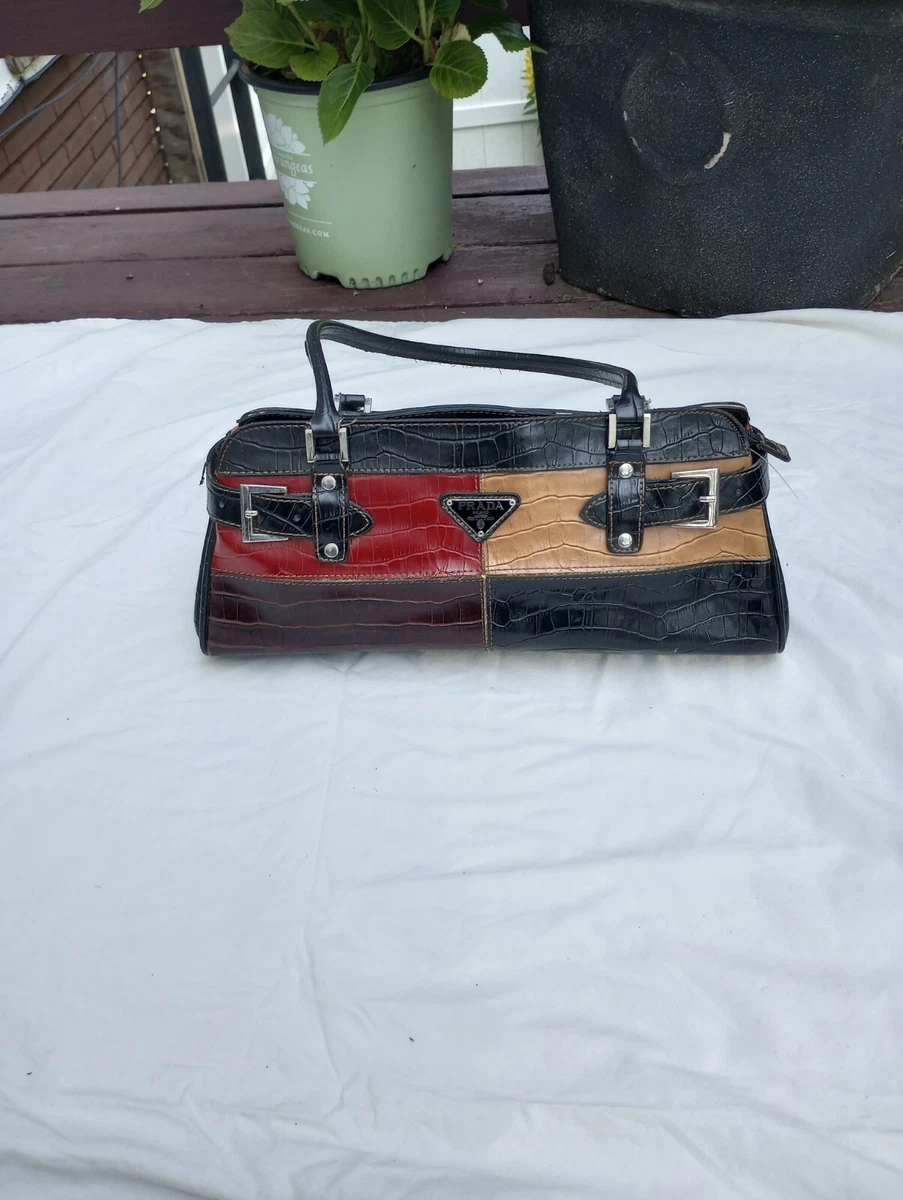 Multicolor prada bag hot sale
