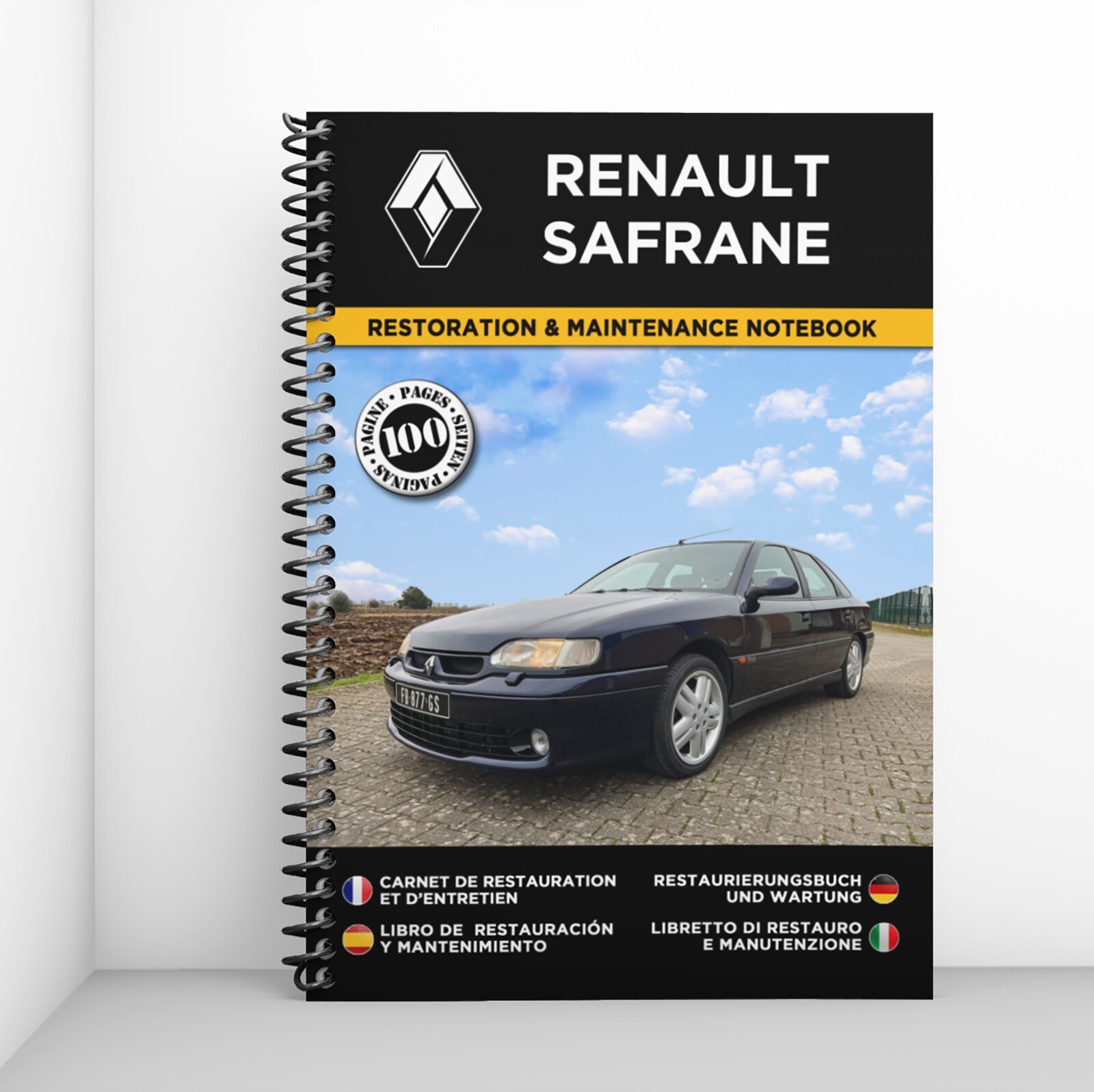 Renault Safrane carnet restauration guide de suivi pour atelier de passionné
