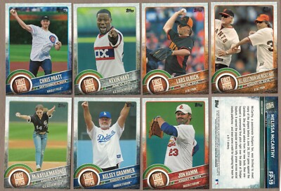 2015 Topps FIRST PITCH Insert Single Card Flagship Series One/Two 1/2