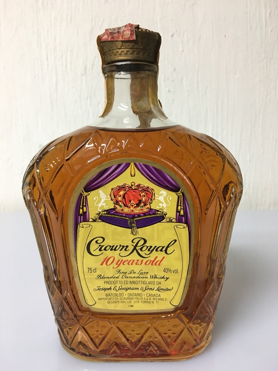 Crown Royal 10yo 1976 Fine De Luxe Blended Canadian Whisky 75cl 40