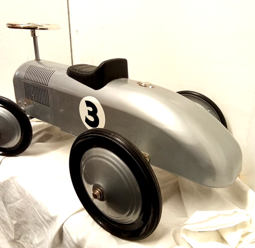 Silver Streak Racer Foot to Floor Retro Scooter Classic Race Car - Picture 7 of 7