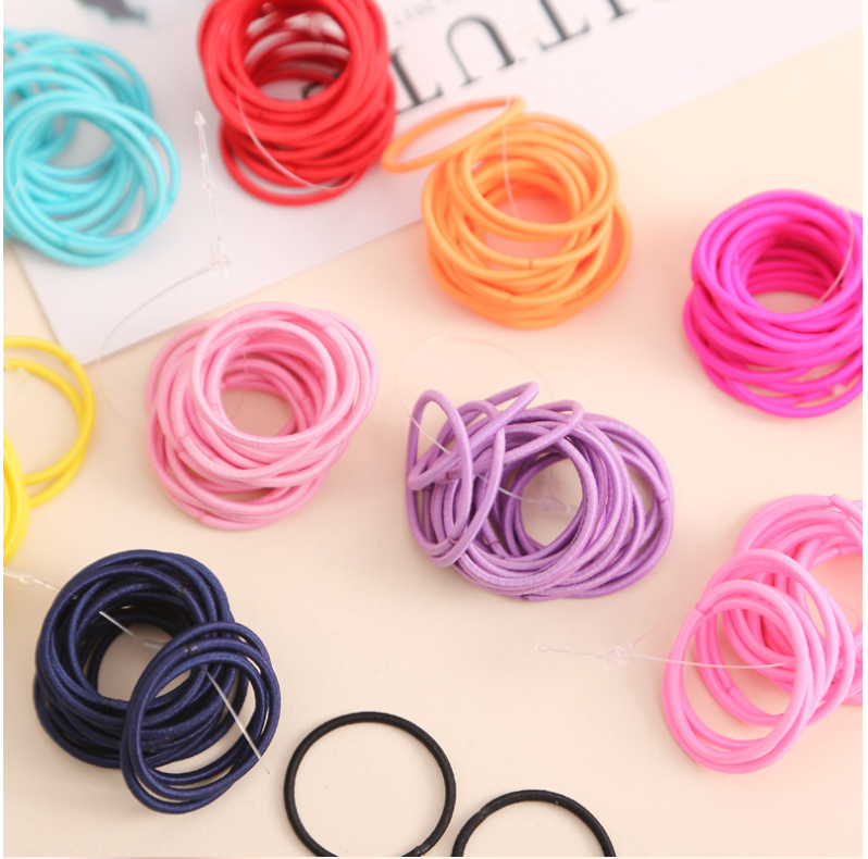 10/20Pcs Thick And Strong Girls School Pony Band Hair Elastic Bobbles Bands UK - Foto 8