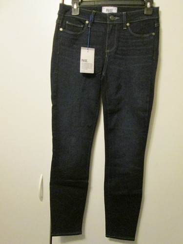 $179 Paige Verdugo Ankle Palmo Jeans Extra Dark Wash 1764765-481 Size 28 NWT - Picture 3 of 7