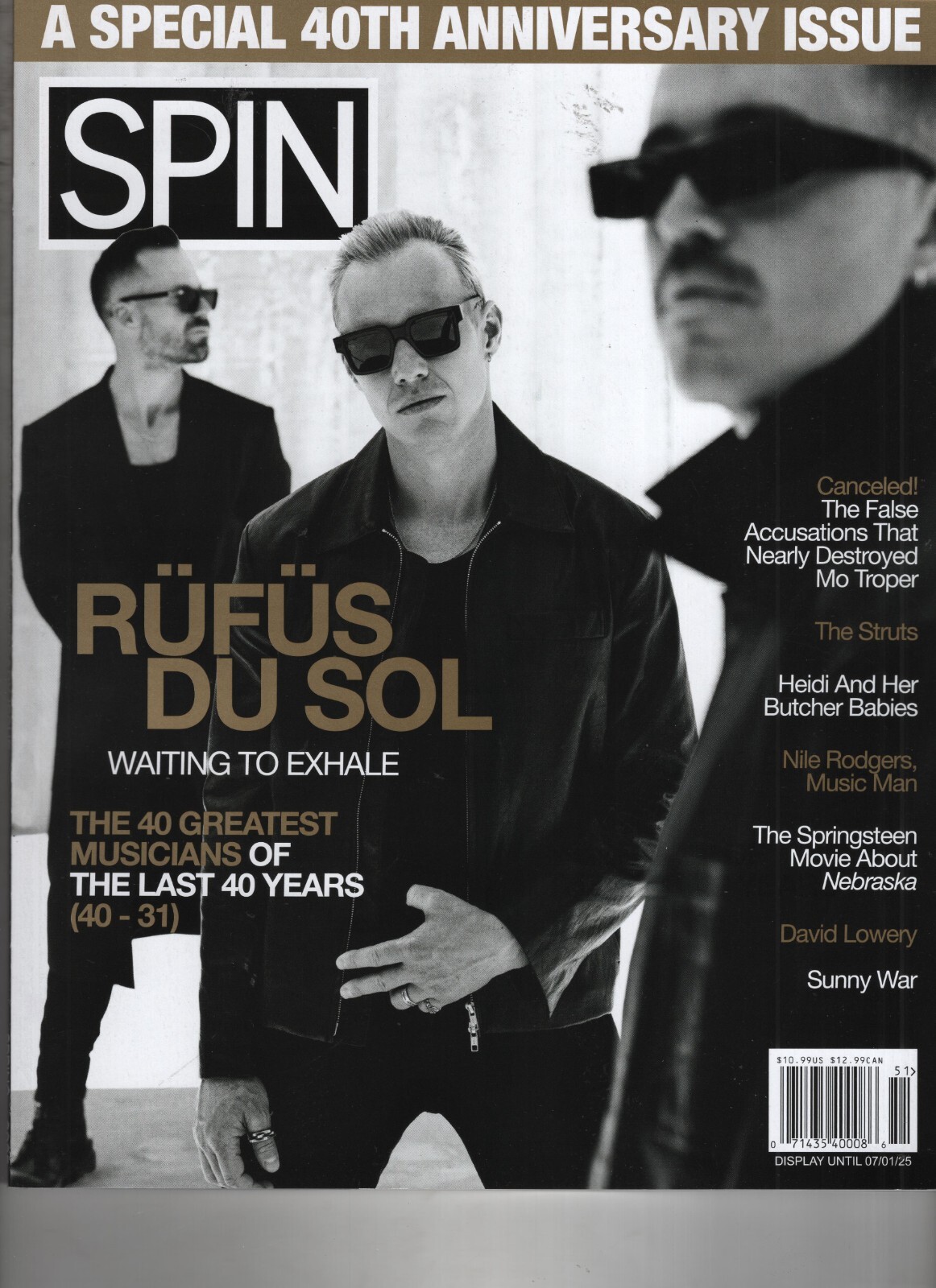Rufus Du Sol Spin Magazine Spring 2025