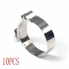 10xStainless Steel T Bolt Clamp 102-110mm for ID 3.75" Silicone Hose 95mm turbo