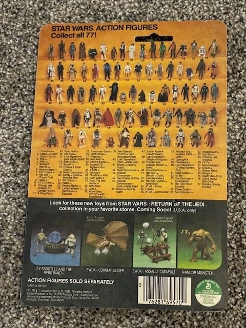 Vintage Darth Vader 77 Back,  MOC,  Lili Ledy Mexico, 1983 ROTJ (REDUCED!) - Image 2 of 4