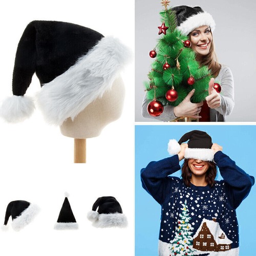 Bonnet De Noel Adulte Chapeau Pretre Bonnet De Noel De Luxe à Paillettes Pour Adulte - Bonnet De Noel Chapeau Melon Et Bottes De Cuir Accessoire Fête Noël Unisexe