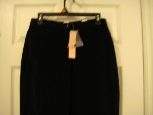 Damen Dress Barn schwarz Stretch Cord Anzughose Größe 10 Petite NEU - Bild 2 von 8