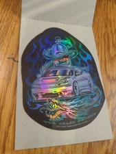 2002 Prism Vending Machine Sticker NOS. -  ZUM SPEED. THE BEAST WITHIN.  STK