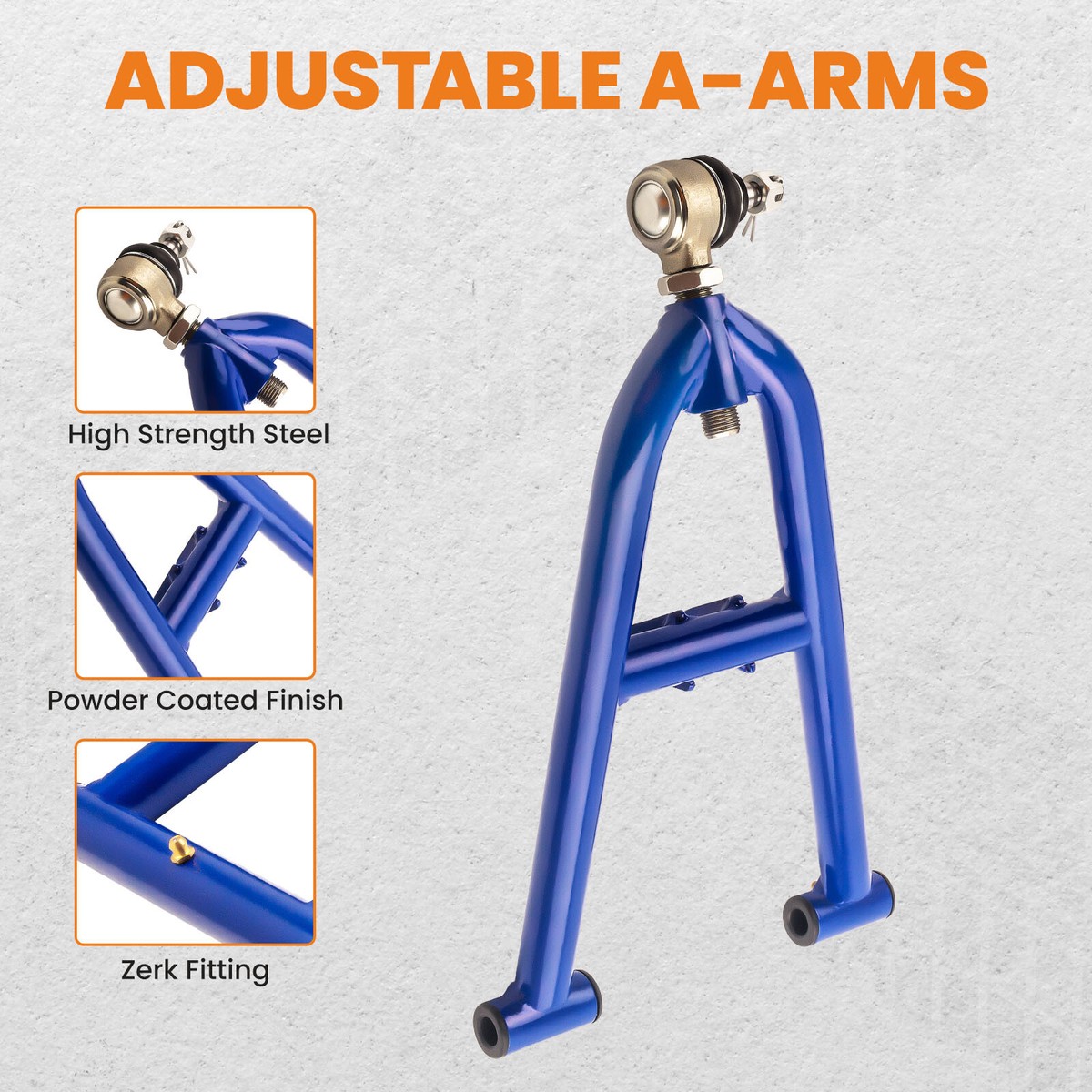 Adjustable Extended Front A-Arm +2 +1 in. for Yamaha Banshee