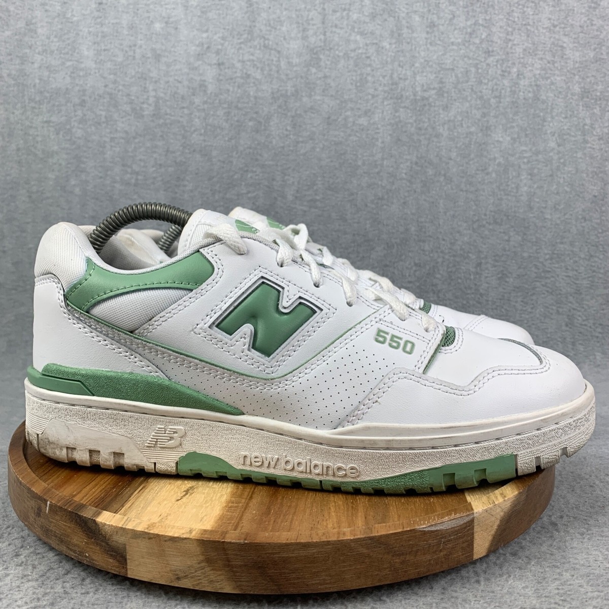 靴 New balance 550 White/GRN New Balance 550 White Dark Green Men's - BB550GZ1 - US