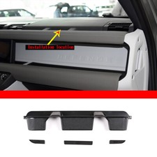ABS Black Flocking Passenger Storage Tray For Land Rover Defender  2020-2023