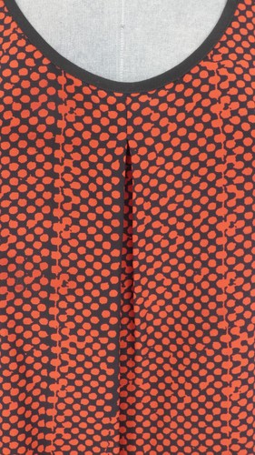 Nicole Farhi Vest Top Tank Silk Black Red Printed Polka Dot Abstract Size UK 8 - Picture 9 of 12