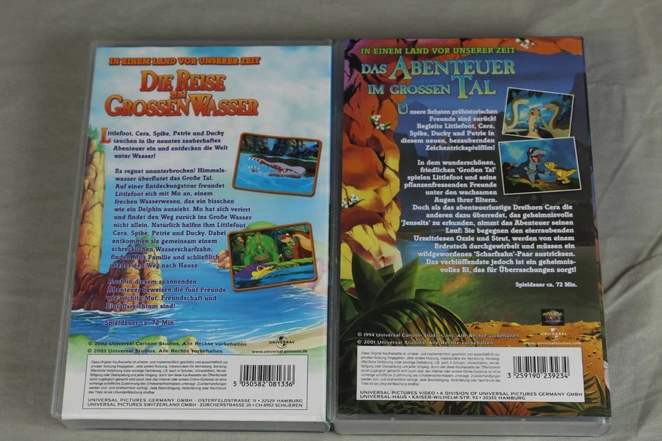 2 VHS Kinderfilme Videos - In einem Land vor unserer Zeit / S201 - Bild 4 von 4