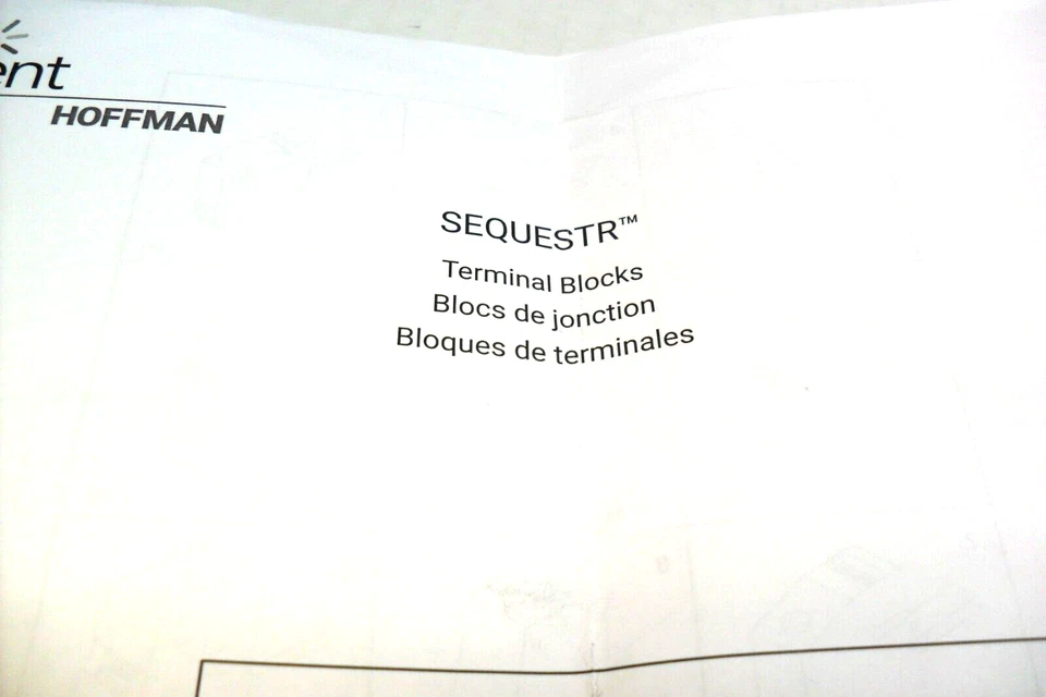 NvENT - Hoffman SEQUEST ATBP100 A70D Terminal Block Plate NEW - Image 2 of 4