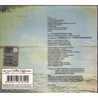 Claudio Baglioni ‎CD E Tu  Remastered / RCA 74321 761812