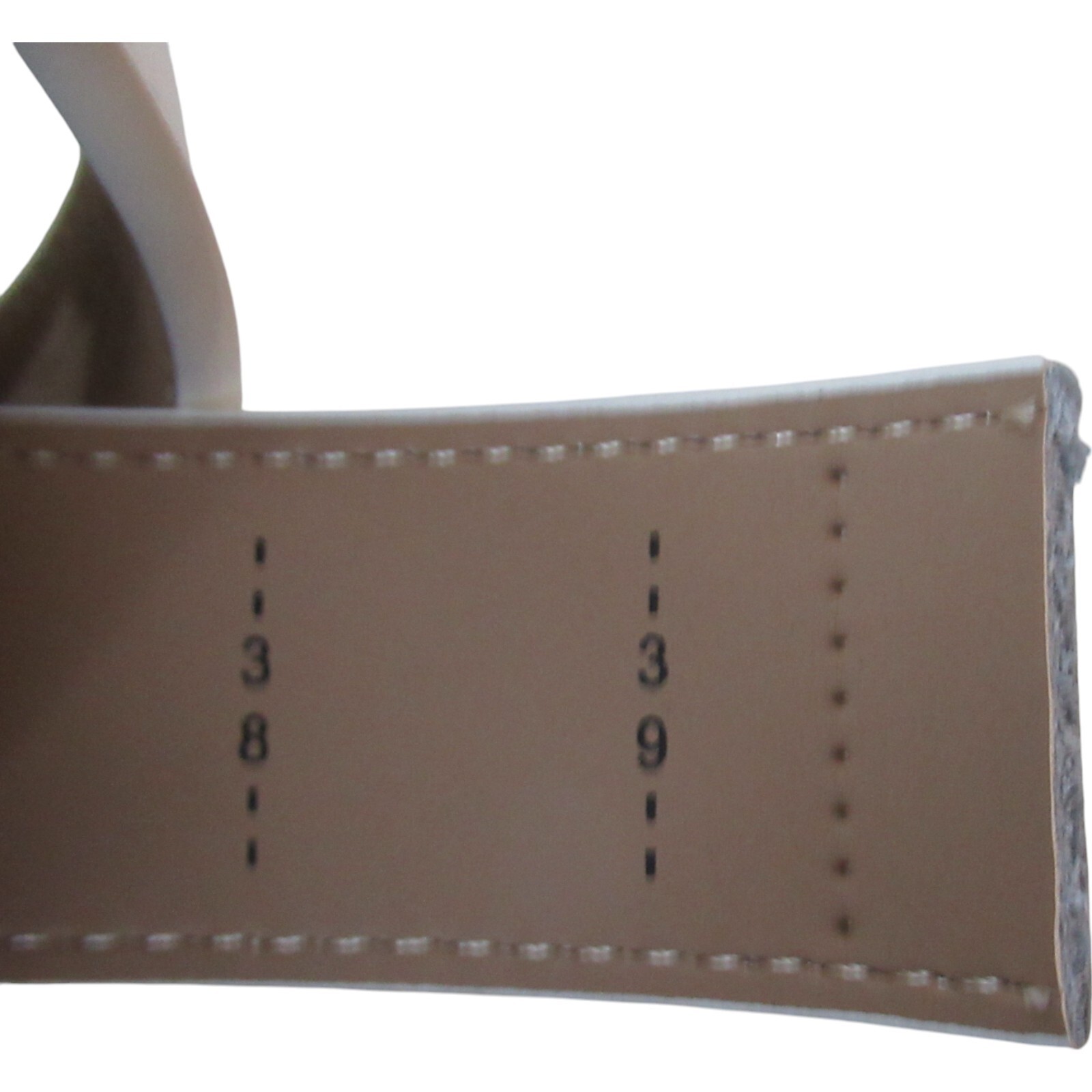 Nexbelt No Holes Golf Belt White Pre-cut to size 40" NEW Missing Packaging