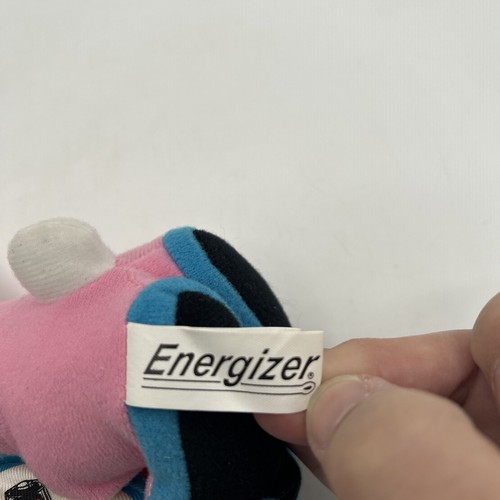 VTG 1997 Pink Energizer Bunny Stuffed Animal 6" Plush Doll Toy with Drum - Picture 8 of 19